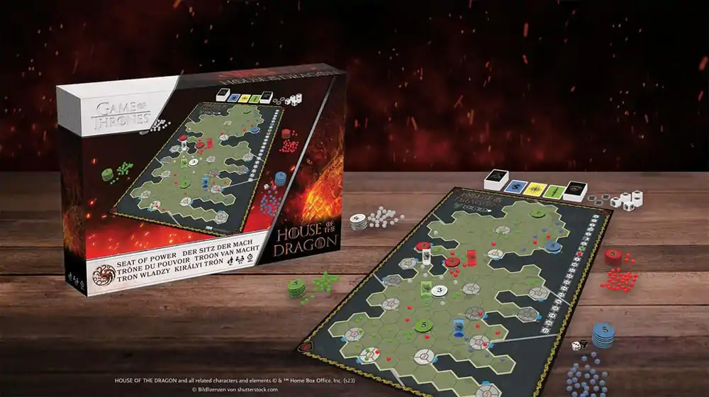 House of the Dragon Board Game Seat of Power - Gra planszowa zdjęcie produktu