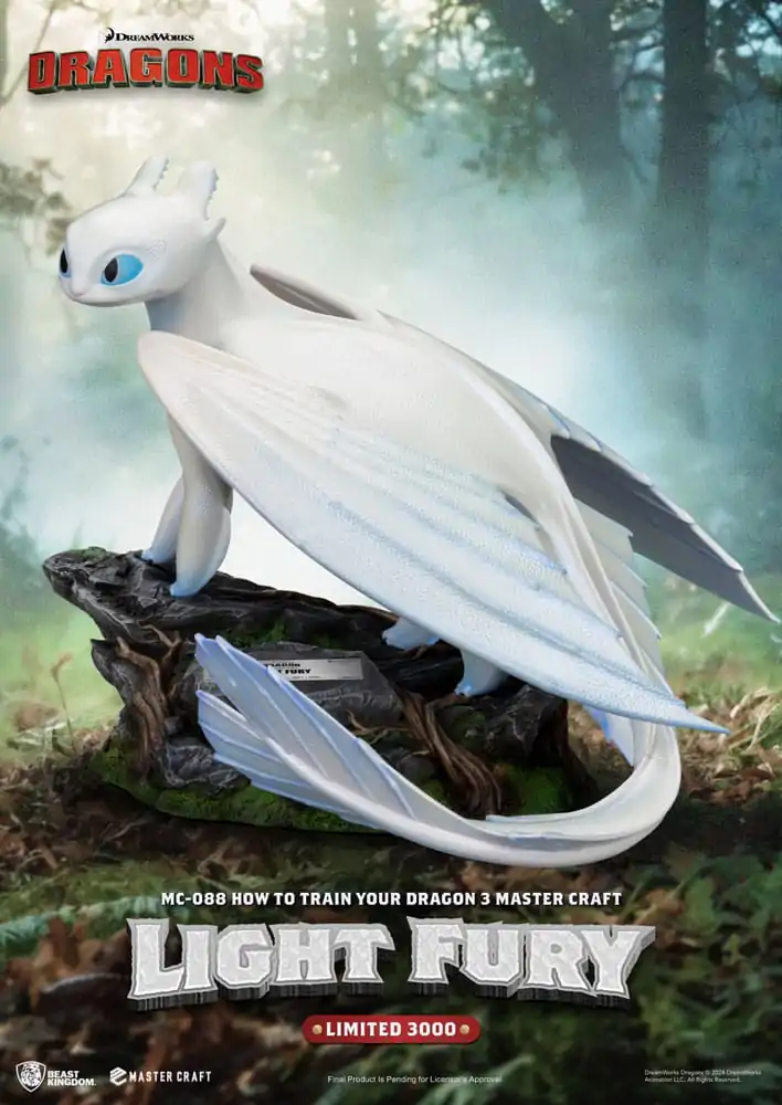 Jak wytresować smoka 3 Master Craft Statue Light Fury 29 cm zdjęcie produktu