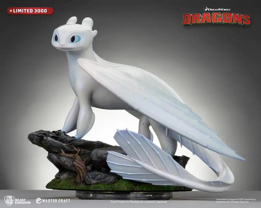 Jak wytresować smoka 3 Master Craft Statue Light Fury 29 cm zdjęcie produktu