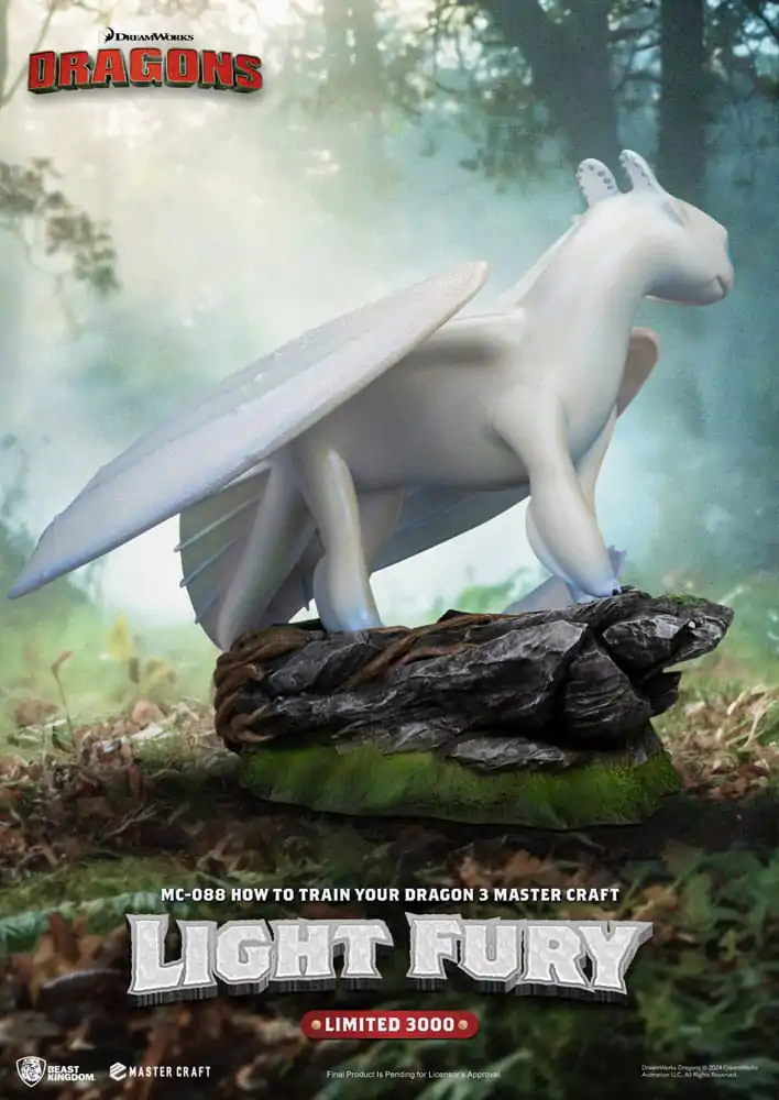 Jak wytresować smoka 3 Master Craft Statue Light Fury 29 cm zdjęcie produktu