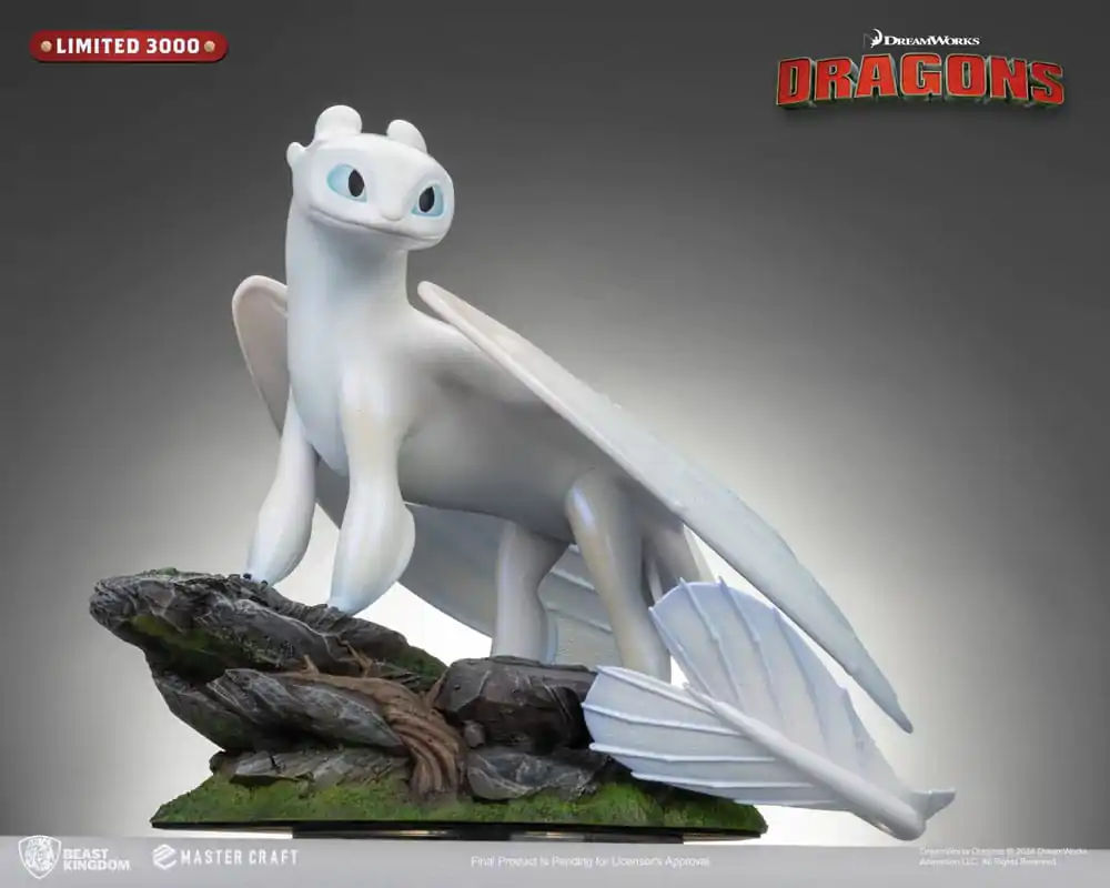 Jak wytresować smoka 3 Master Craft Statue Light Fury 29 cm zdjęcie produktu