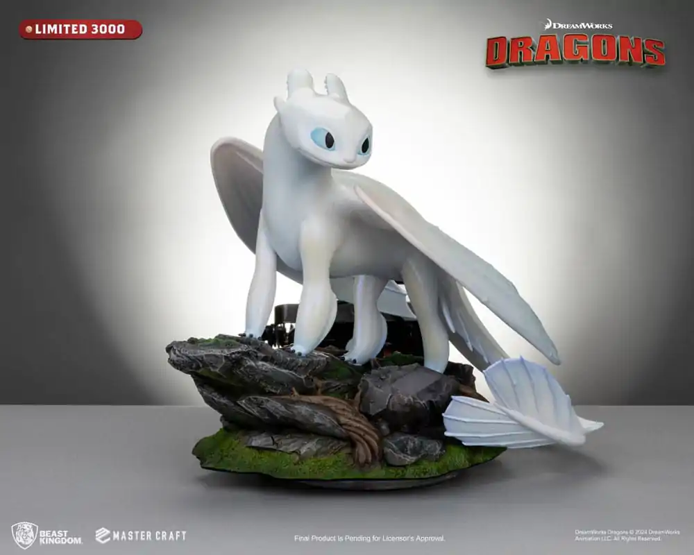 Jak wytresować smoka 3 Master Craft Statue Light Fury 29 cm zdjęcie produktu