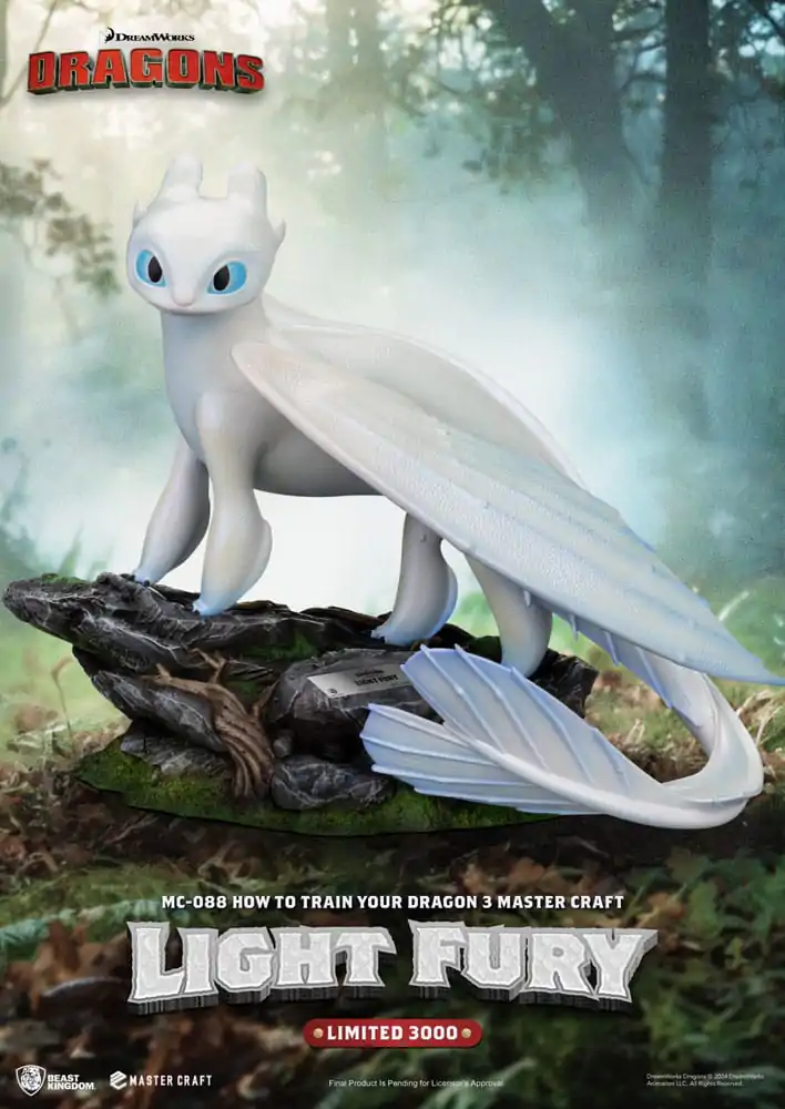 Jak wytresować smoka 3 Master Craft Statue Light Fury 29 cm zdjęcie produktu