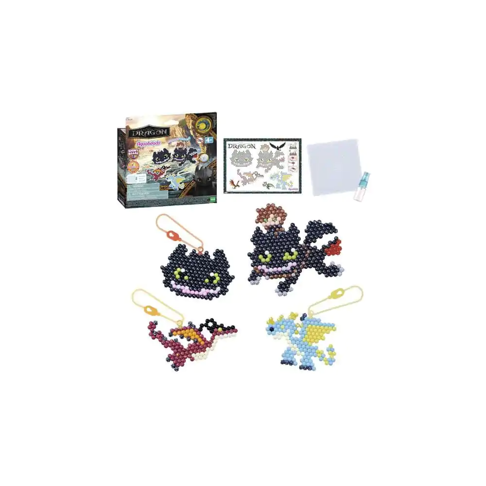 Jak Wytresować Smoka Zestaw rzemieślniczy Aquabeads brelok do kluczy zdjęcie produktu