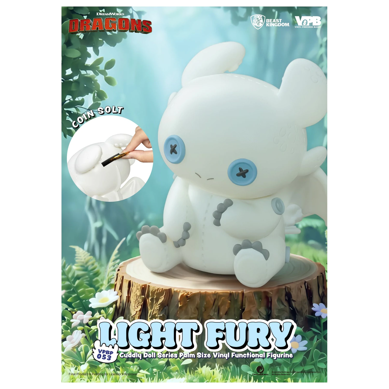 How To Train Your Dragon Light Fury Bank Winylowa Figurka 11.2cm zdjęcie produktu