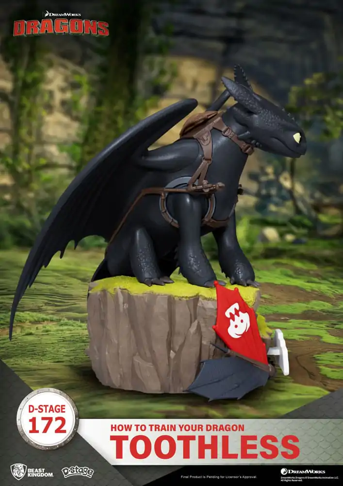 Jak Wytresować Smoka Toothless Statue 14 cm zdjęcie produktu