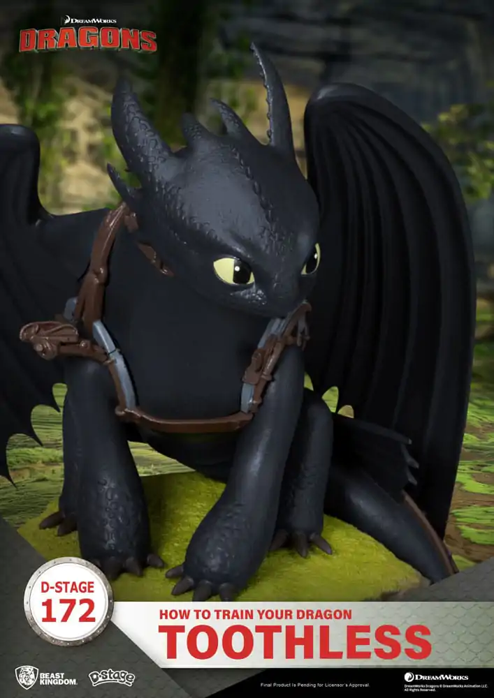 Jak Wytresować Smoka Toothless Statue 14 cm zdjęcie produktu