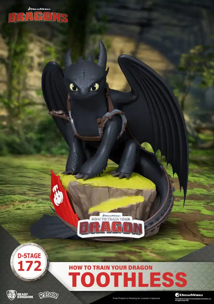 Jak Wytresować Smoka Toothless Statue 14 cm zdjęcie produktu