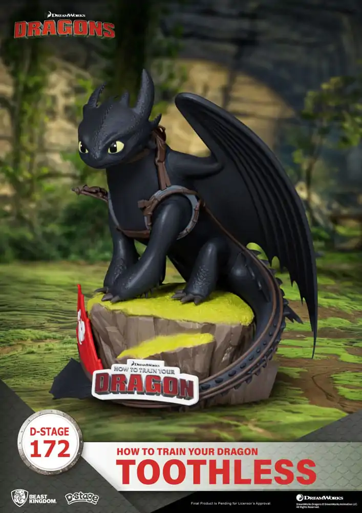 Jak Wytresować Smoka Toothless Statue 14 cm zdjęcie produktu