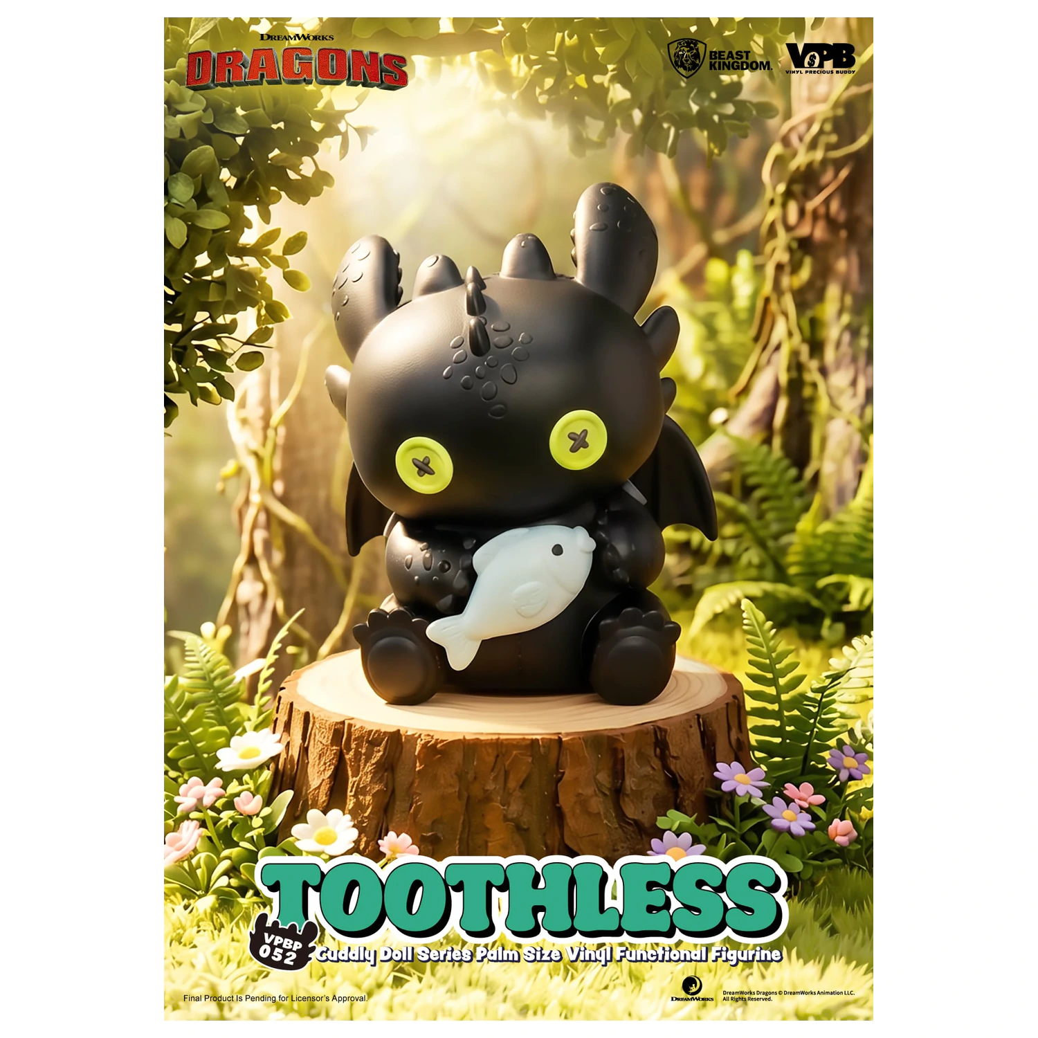 HOW TO TRAIN YOUR DRAGON Toothless Bank Figurka winylowa 11.7cm zdjęcie produktu