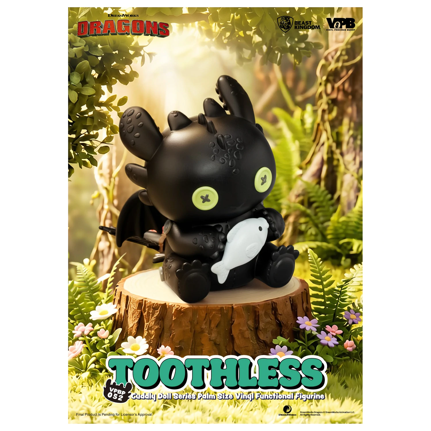 HOW TO TRAIN YOUR DRAGON Toothless Bank Figurka winylowa 11.7cm zdjęcie produktu