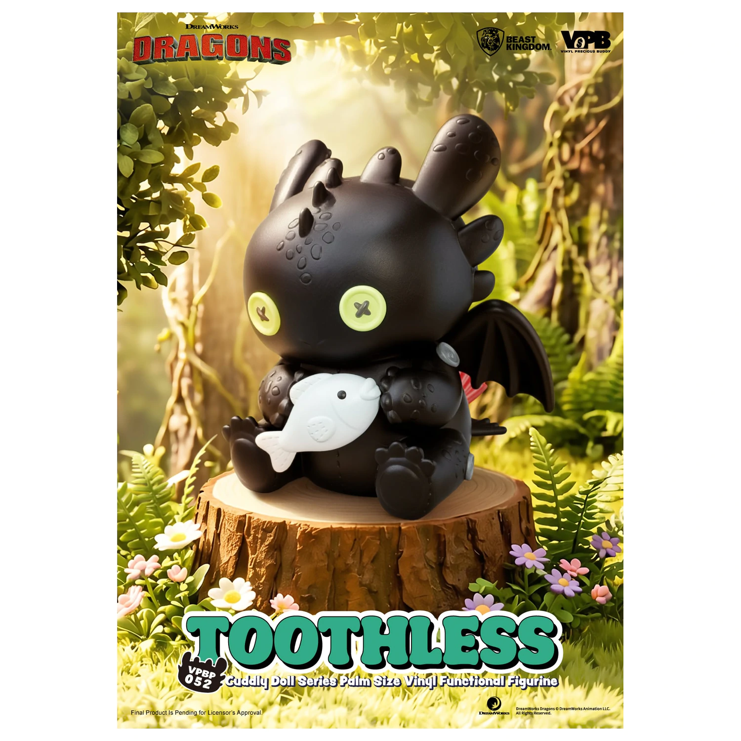 HOW TO TRAIN YOUR DRAGON Toothless Bank Figurka winylowa 11.7cm zdjęcie produktu