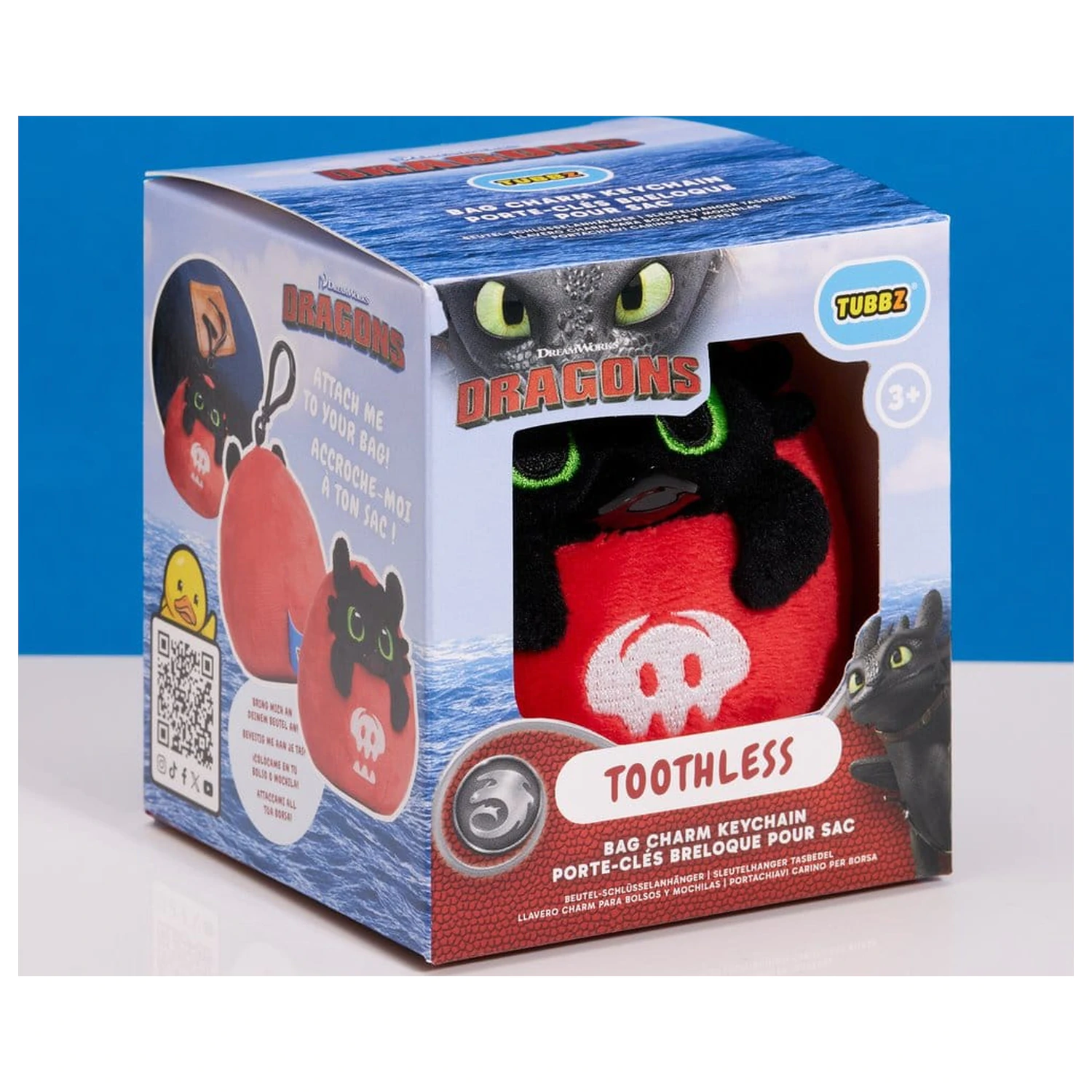 How to Train Your Dragon Tubbz Bag Charm Toothless  zdjęcie produktu