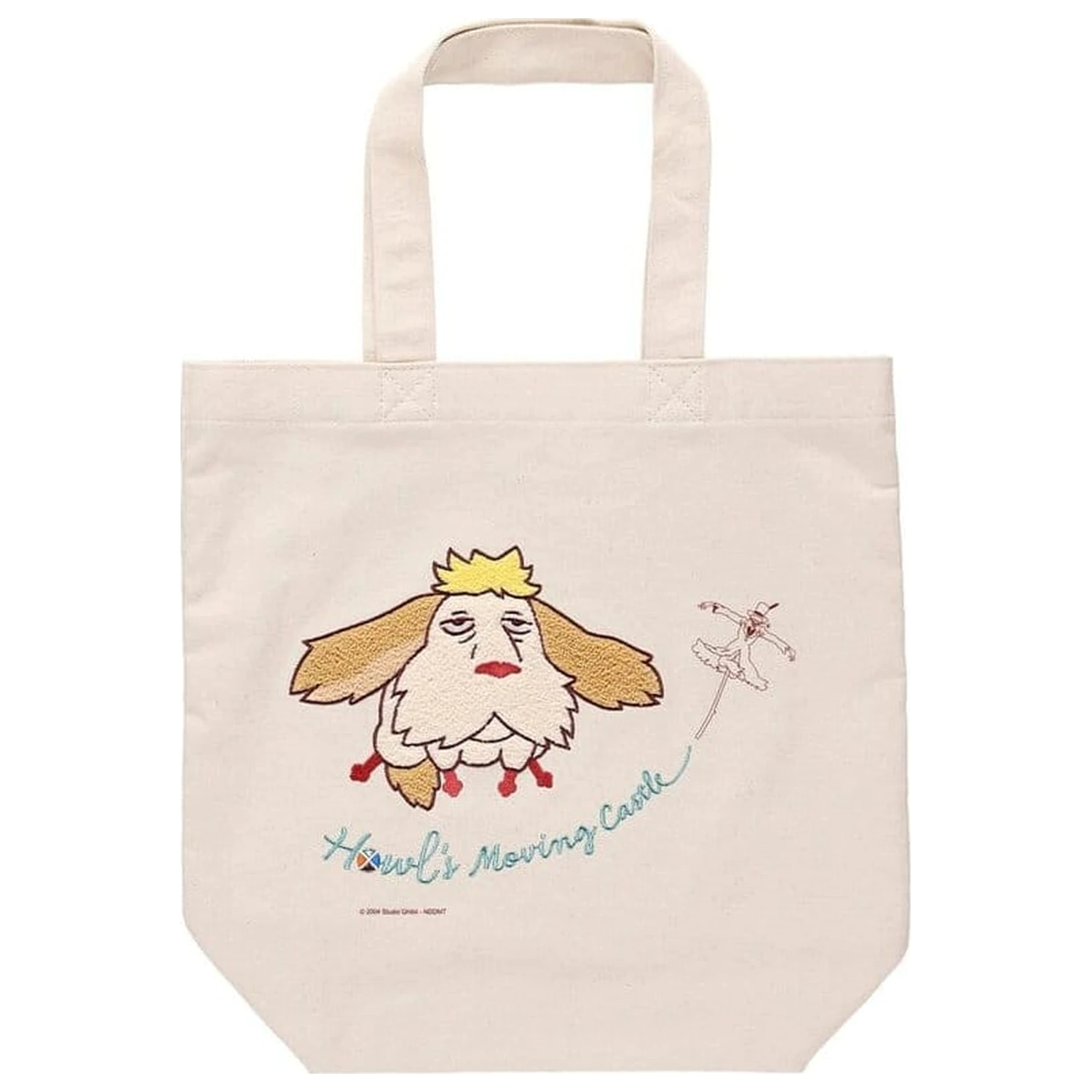 Torba na zakupy Tote Bag z haftem płócienna Howl's Moving Castle Flying Heen zdjęcie produktu