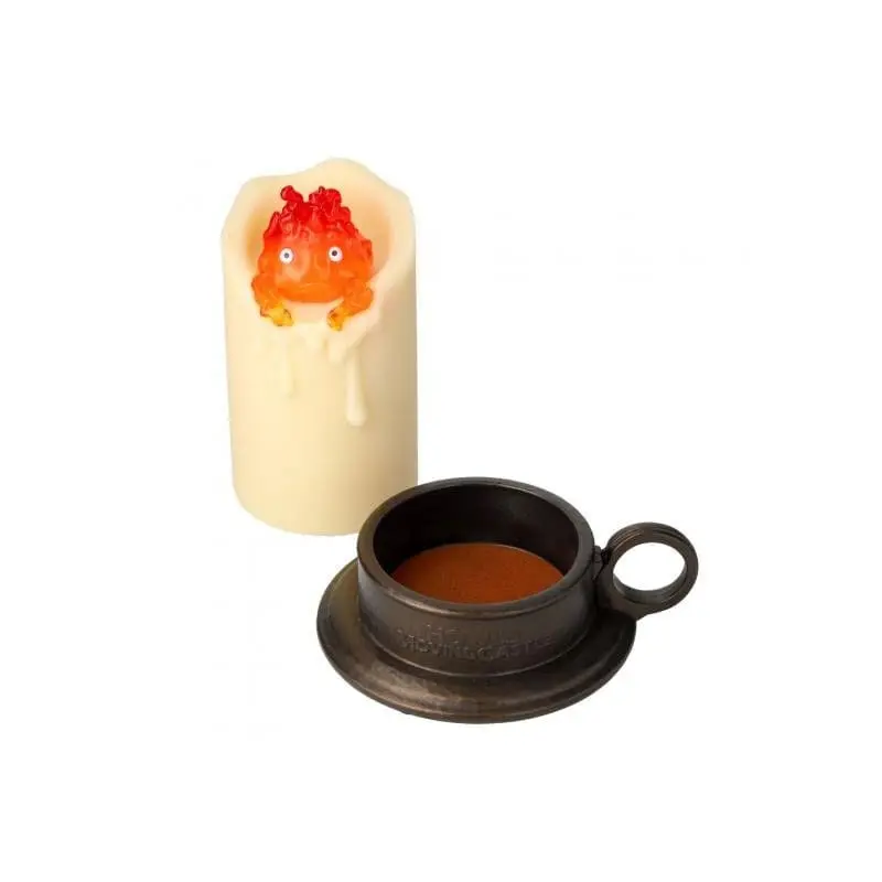 "Howl's Moving Castle Light" Podświetlany Calcifer i świeca 13 cm zdjęcie produktu