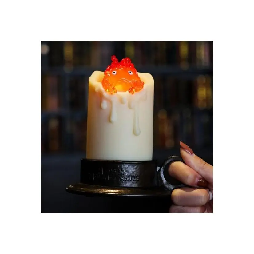 "Howl's Moving Castle Light" Podświetlany Calcifer i świeca 13 cm zdjęcie produktu
