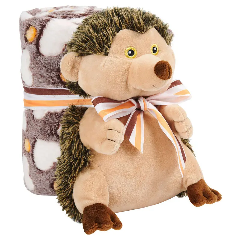 Miękki kocyk Hugo Hedgehog + pluszowa zabawka 22 cm zdjęcie produktu