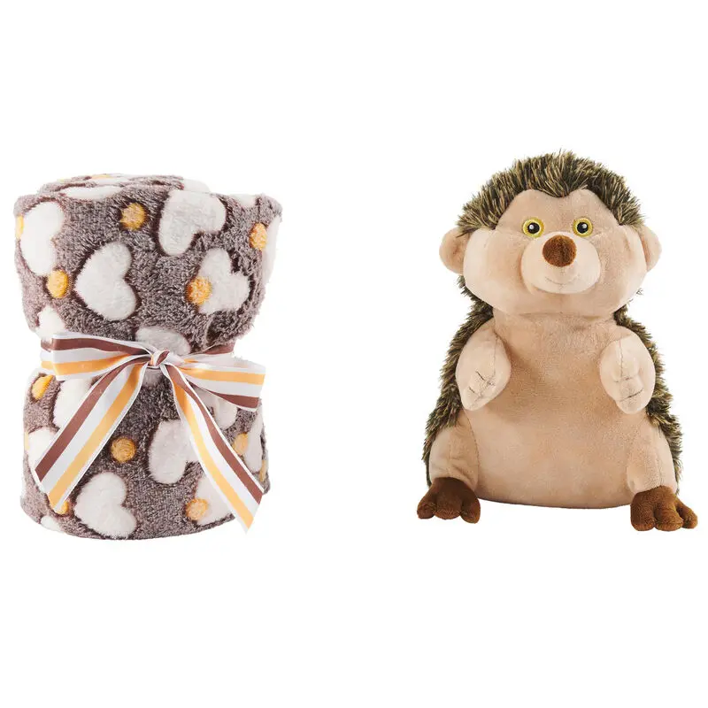 Miękki kocyk Hugo Hedgehog + pluszowa zabawka 22 cm zdjęcie produktu