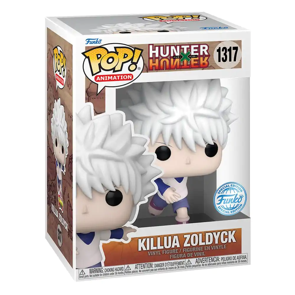 Hunter x Hunter POP! Animation Figurki Winylowe Killua z deskorolką 9 cm zdjęcie produktu