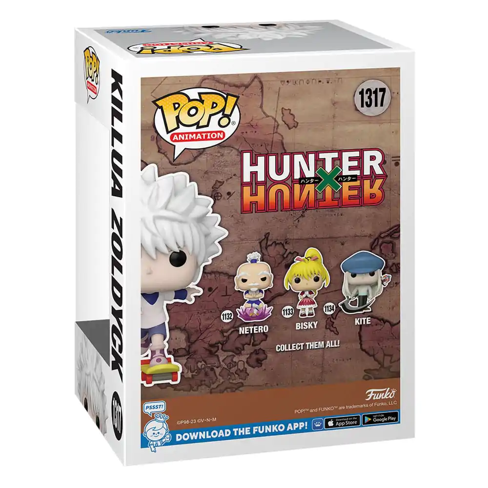 Hunter x Hunter POP! Animation Figurki Winylowe Killua z deskorolką 9 cm zdjęcie produktu