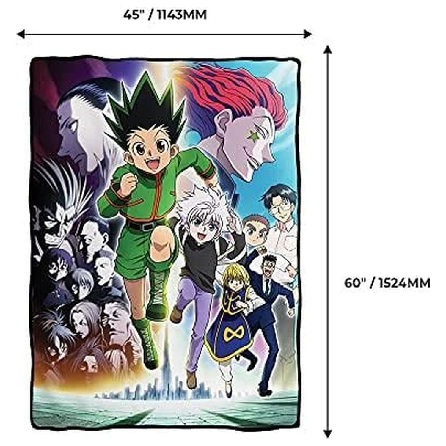 Koc grupowy Hunter x Hunter 114x152cm zdjęcie produktu