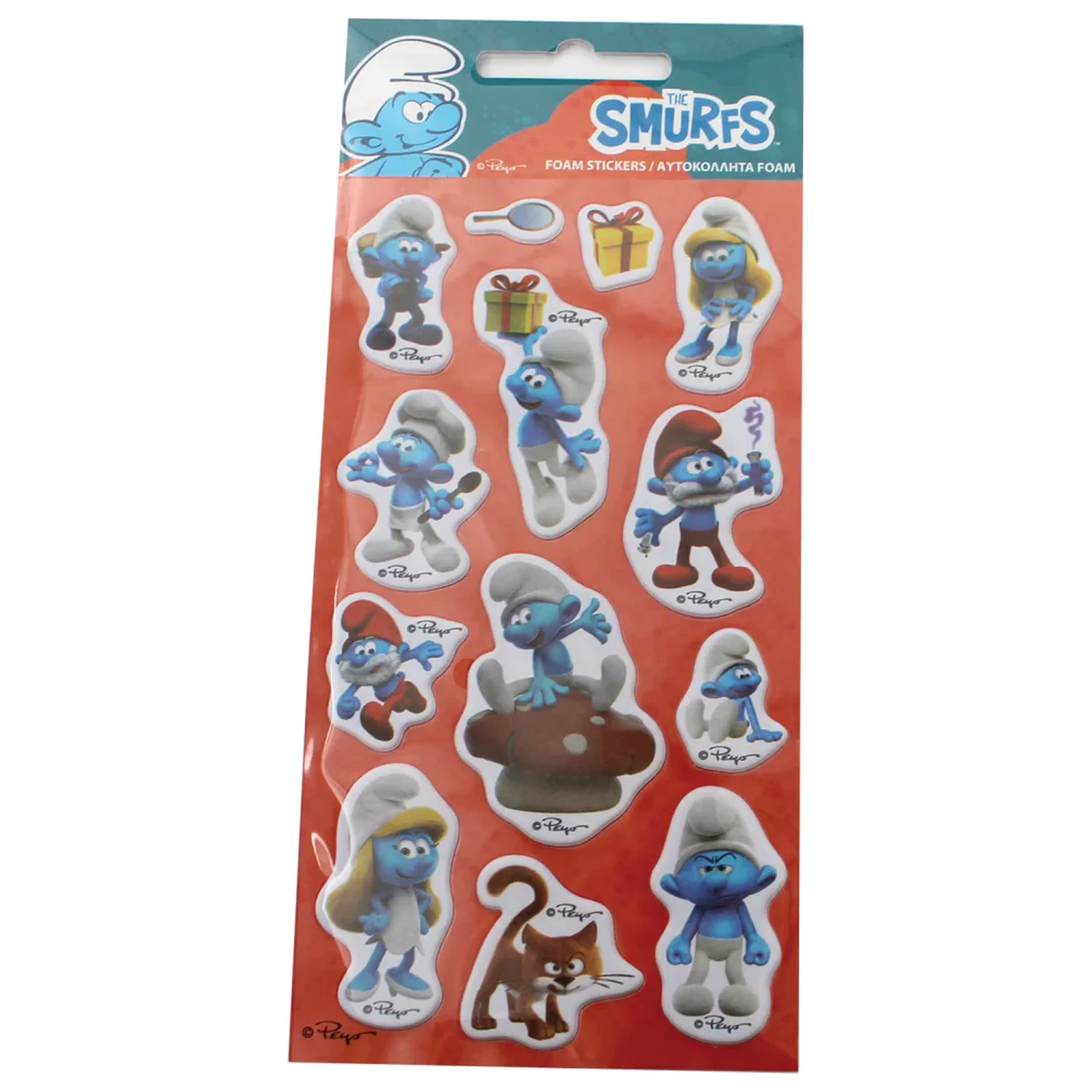 Zestaw naklejek gąbkowych Puffy The Smurfs Gift zdjęcie produktu
