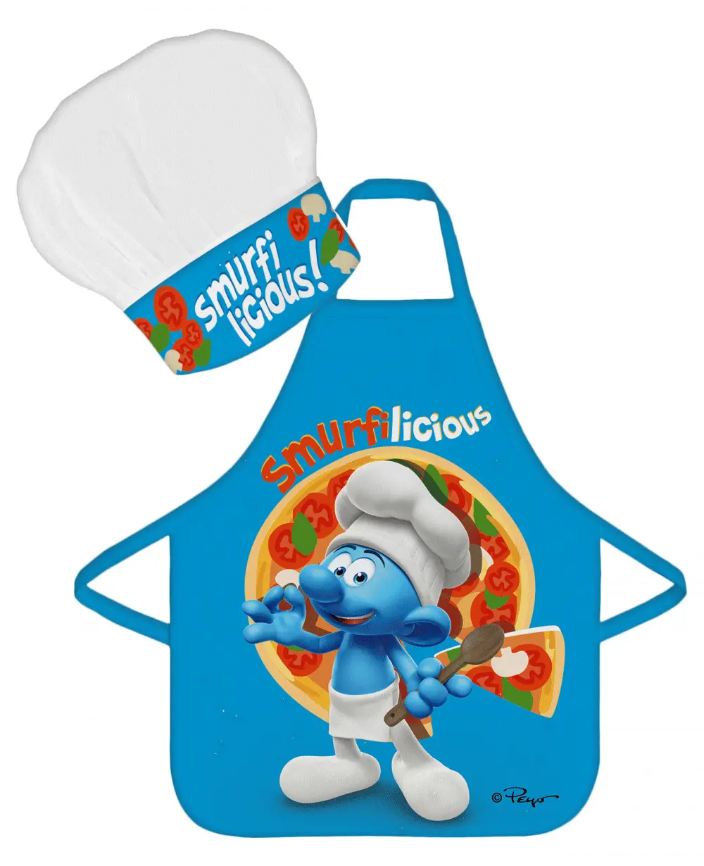 Smurfs Fartuszek dziecięcy zestaw 2-częściowy zdjęcie produktu