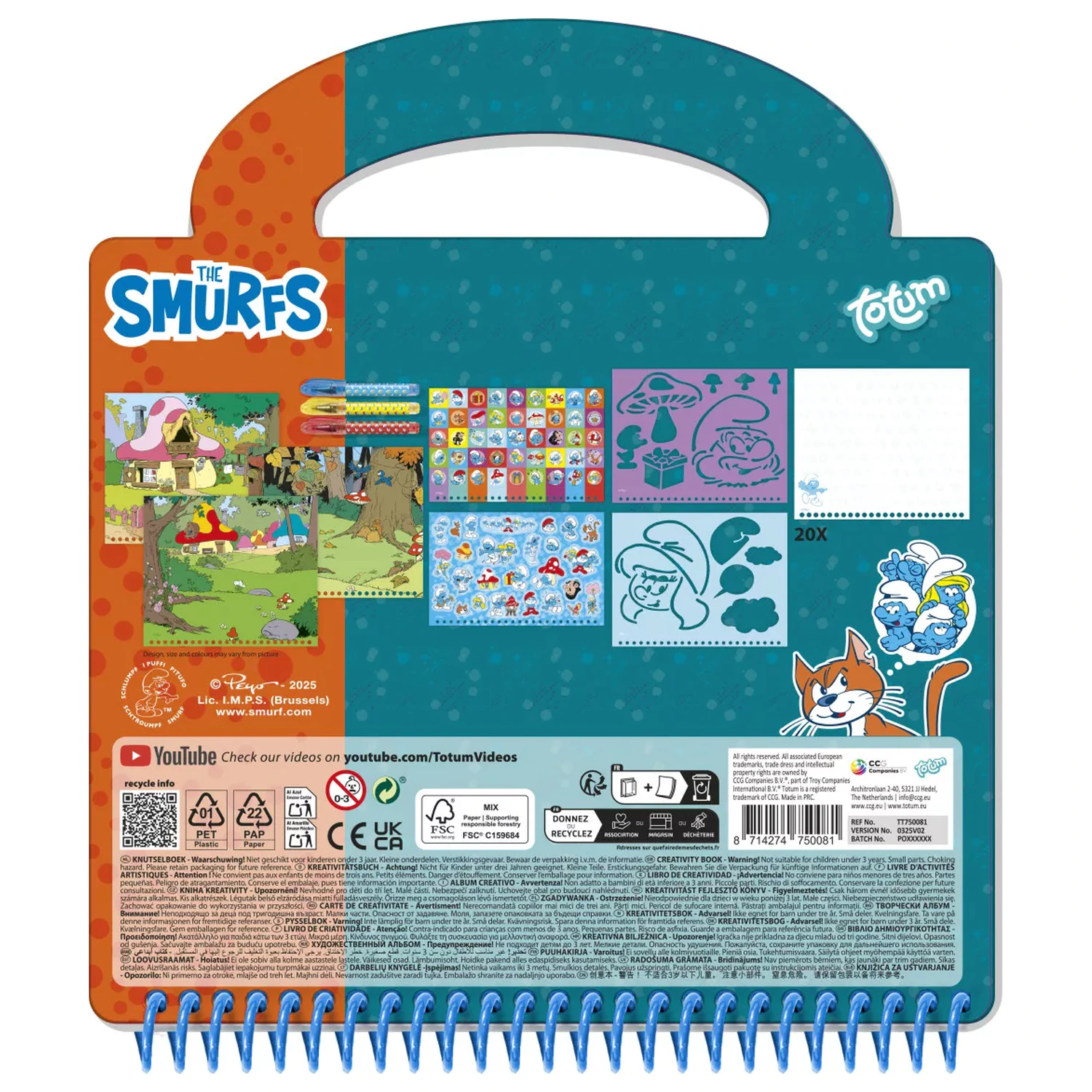Smurfs Szczęśliwy zestaw aktywności zdjęcie produktu