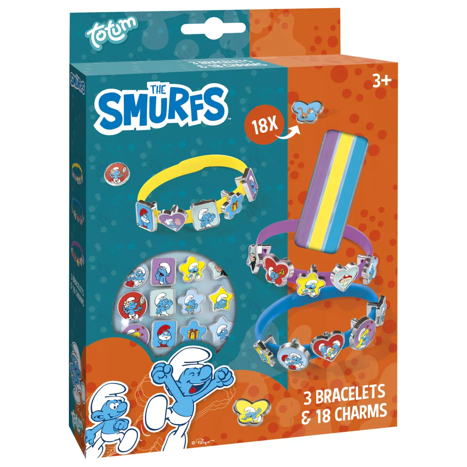The Smurfs Zestaw do Robienia Szczęśliwych Bransoletek zdjęcie produktu