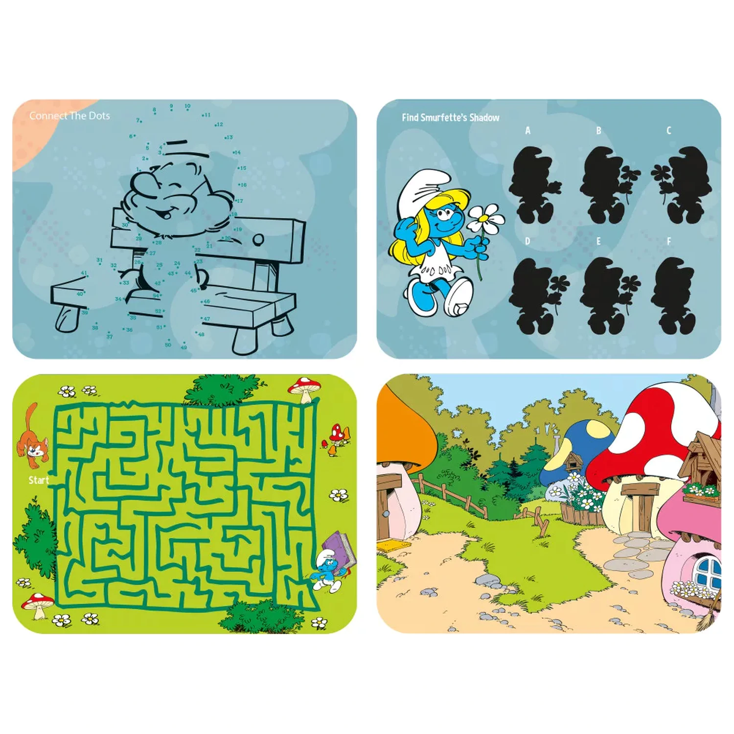 The Smurfs Happy Super zestaw naklejek zdjęcie produktu