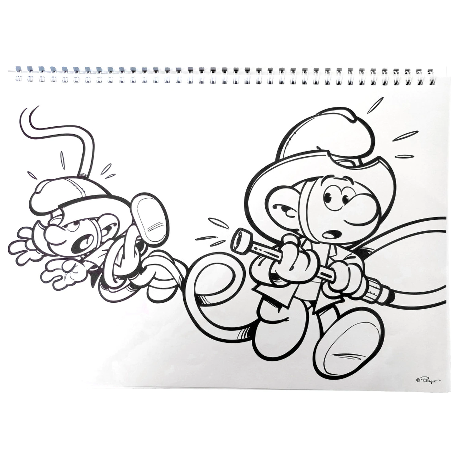 Smurfs Village A/4 Szkicownik Spiralny 40 Stron z Naklejkami zdjęcie produktu