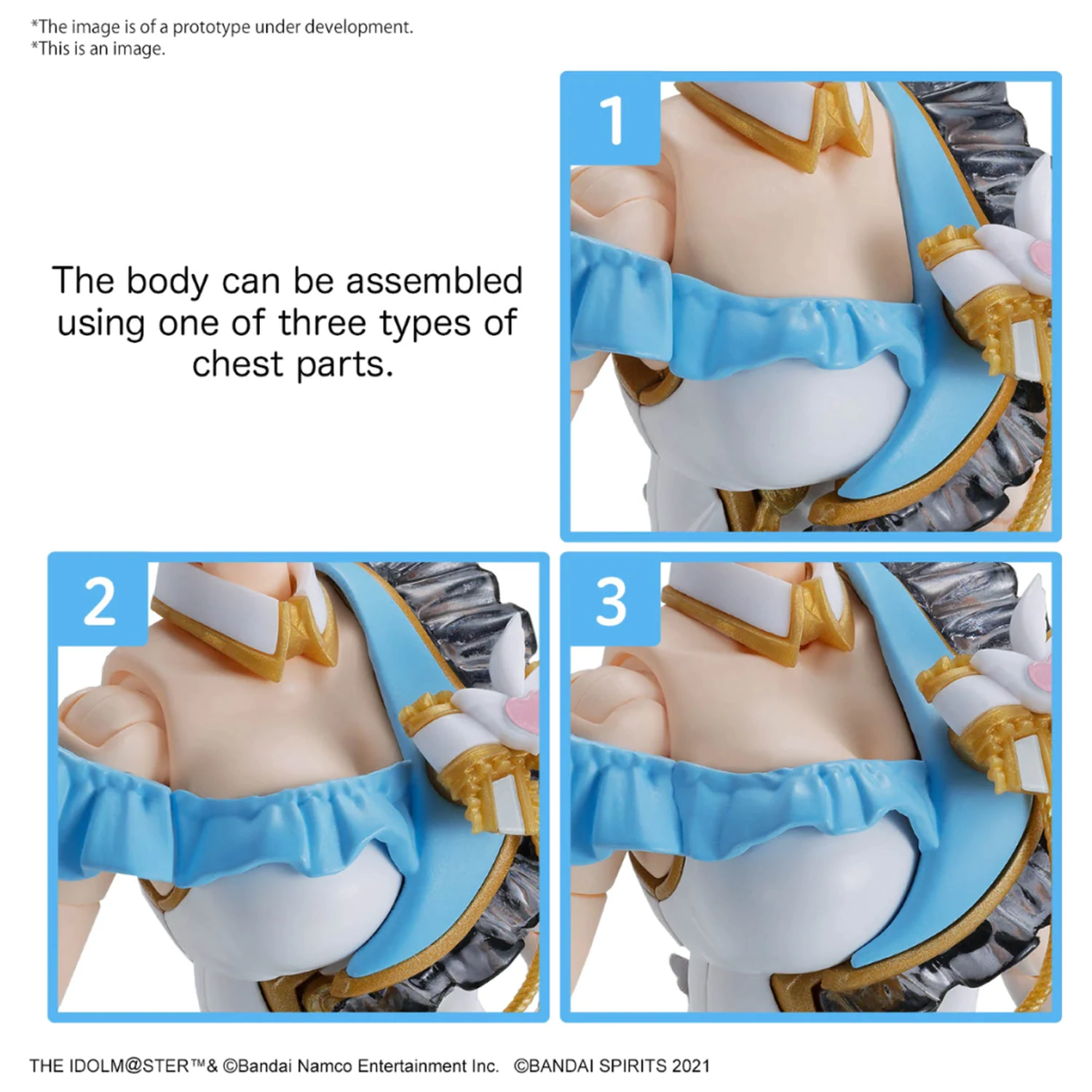 IDOLM@STER Option Body Parts Beyond The Blue Sky 1 zestaw modeli zdjęcie produktu