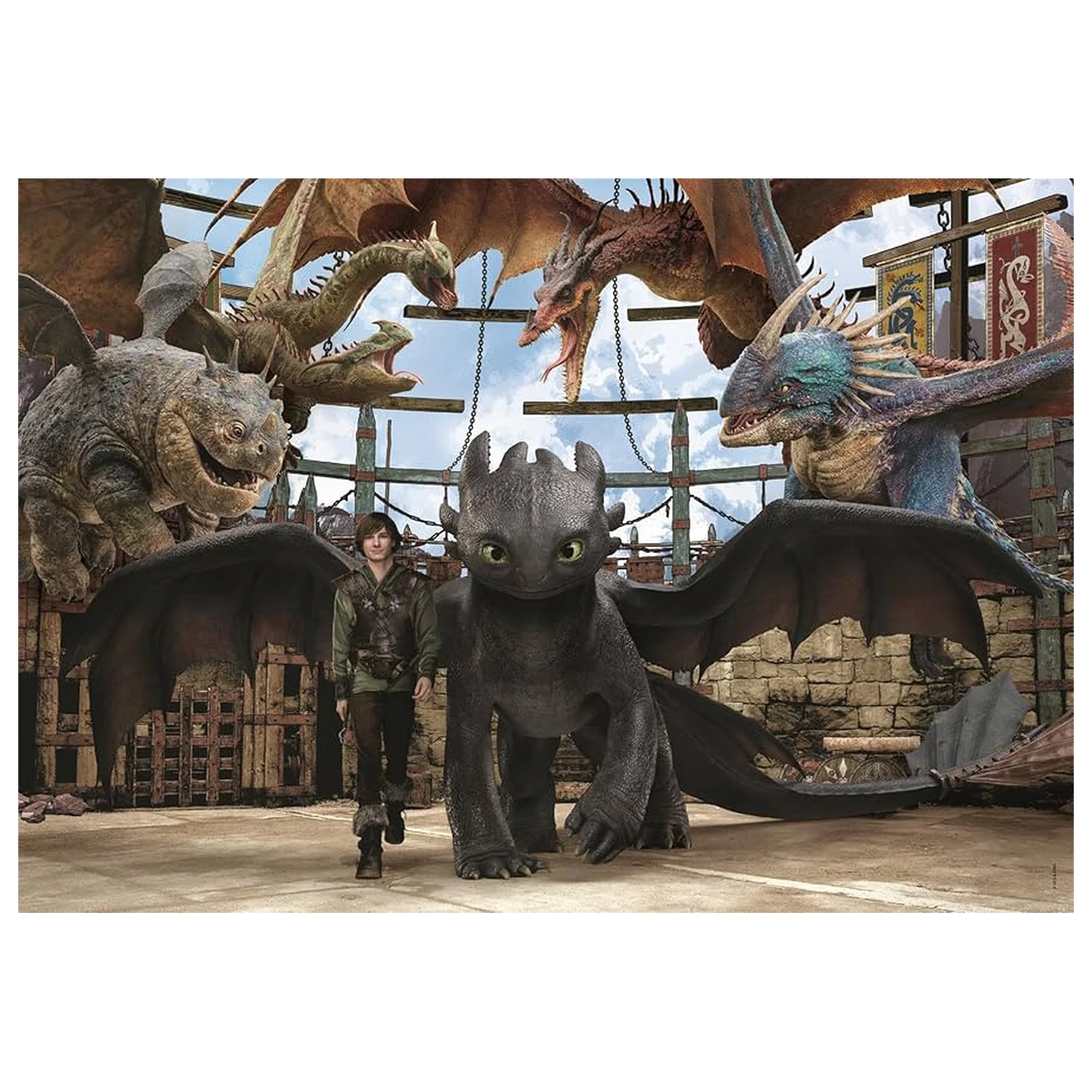 How to Train Your Dragon Arena puzzle 104-elementowe zdjęcie produktu