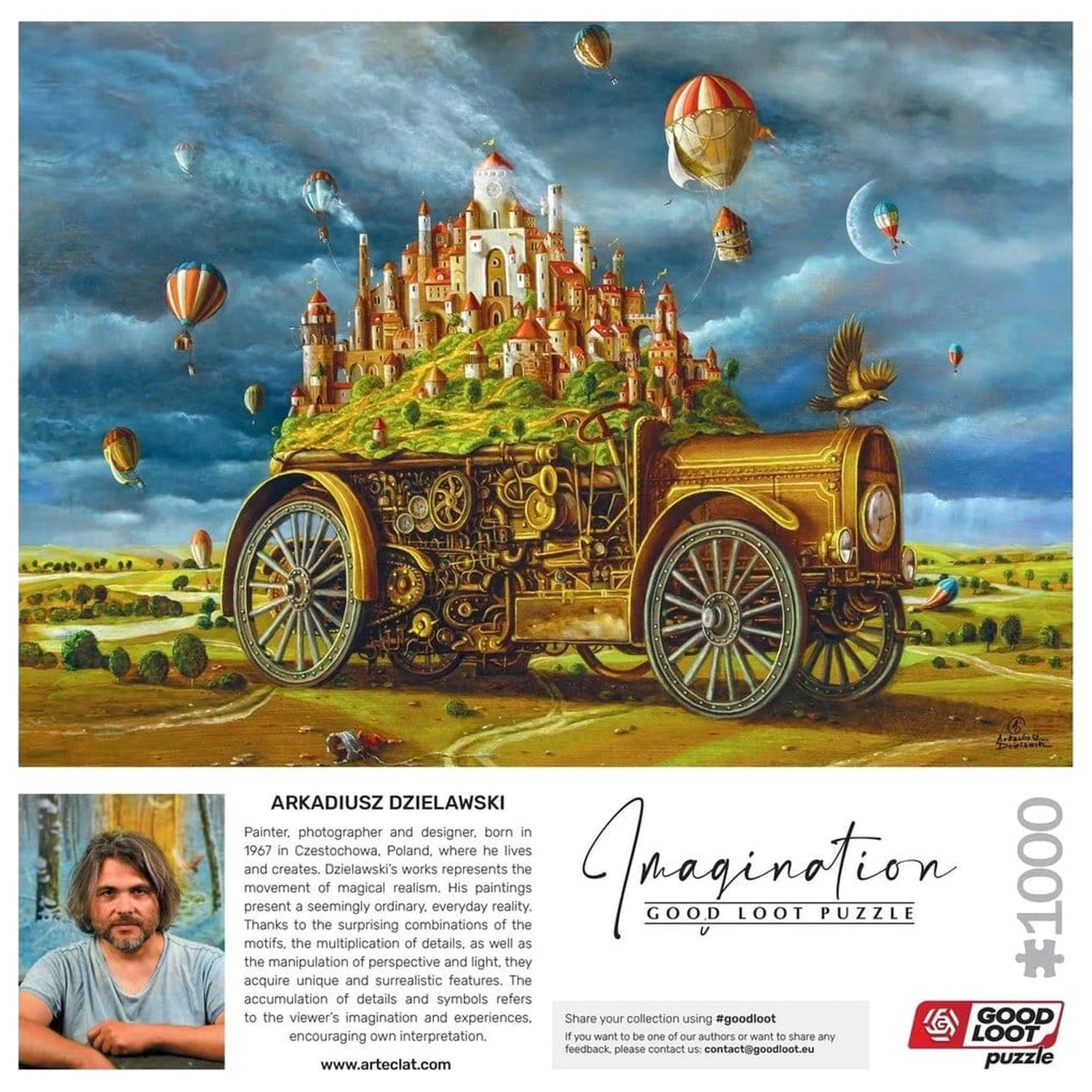 Imagination Series Puzzle Arkadiusz Dzielawski Wielka przeprowadzka (1000 elementów) zdjęcie produktu