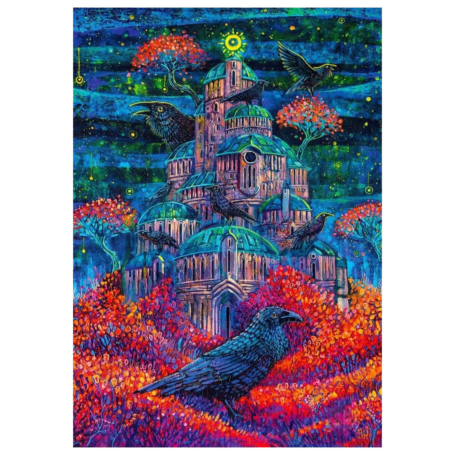 Imagination Series Puzzle Roch Urbaniak Twierdza Pani Kruków (1000 elementów) zdjęcie produktu