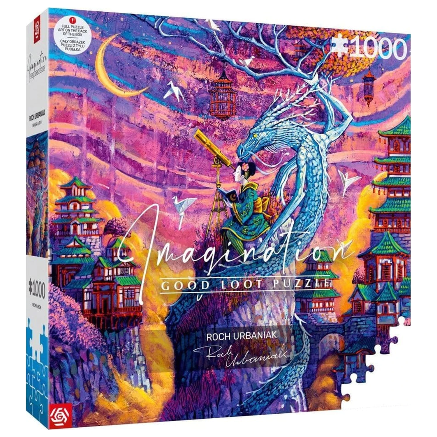 Imagination Series Puzzle Roch Urbaniak Sakura i Ryu (1000 kawałków) zdjęcie produktu