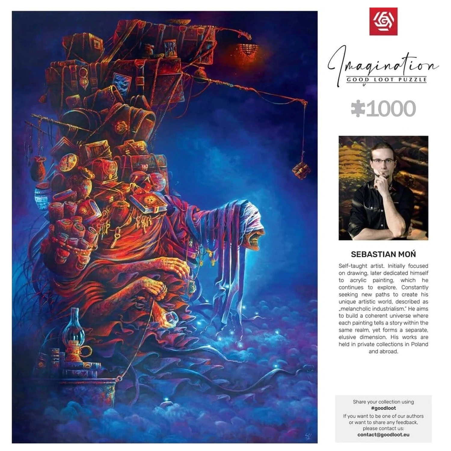 Układanka Imagination Series Sebastian Mon Ciezar doswiadczen (1000 elementów) zdjęcie produktu