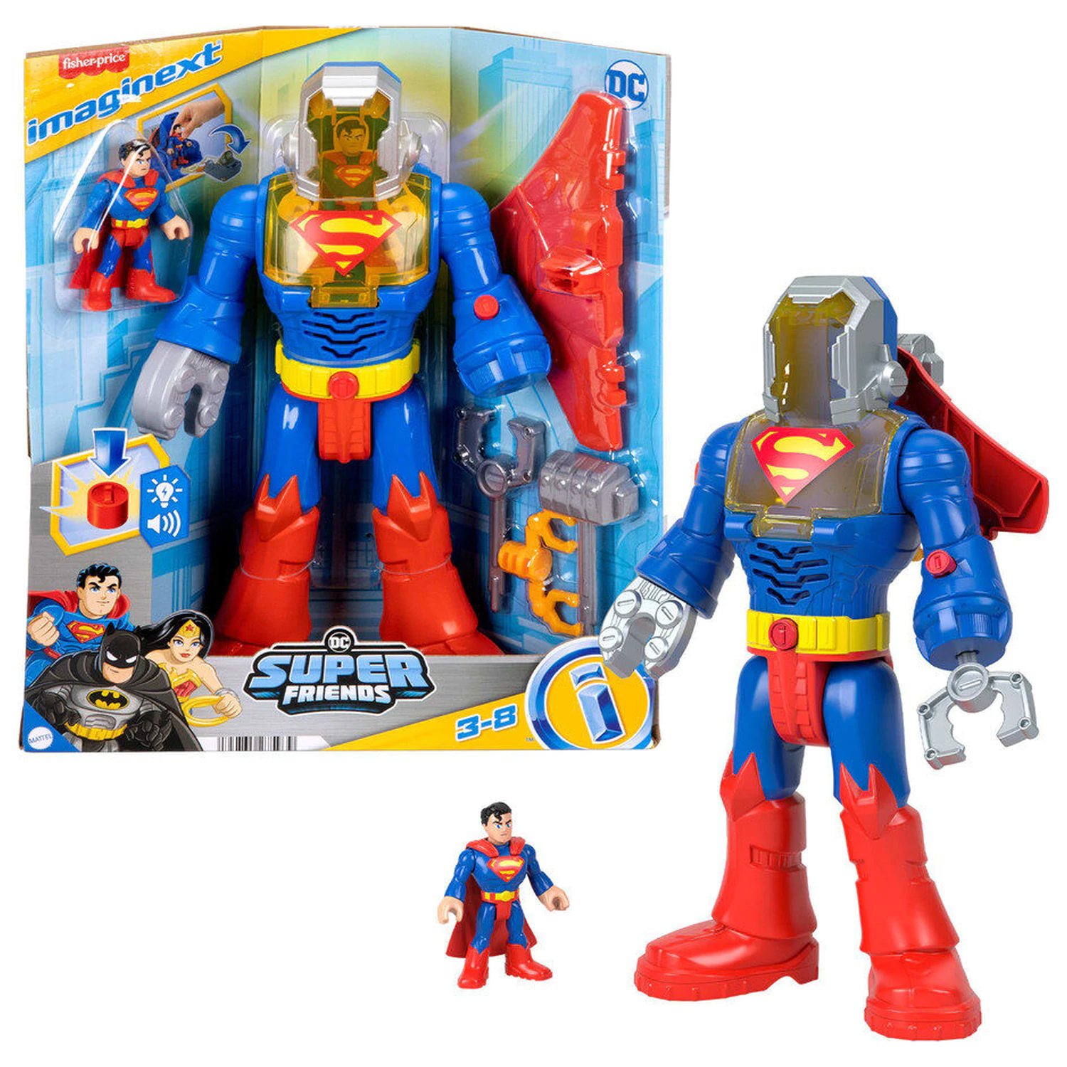 Imaginext DC Comics Super Friends figurka Superman 30,5cm zdjęcie produktu