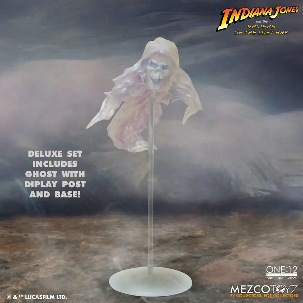 Indiana Jones Figurka Akcji 1/12 Major Toht i Arka Przymierza Deluxe Zestaw w Pudełku 16 cm zdjęcie produktu