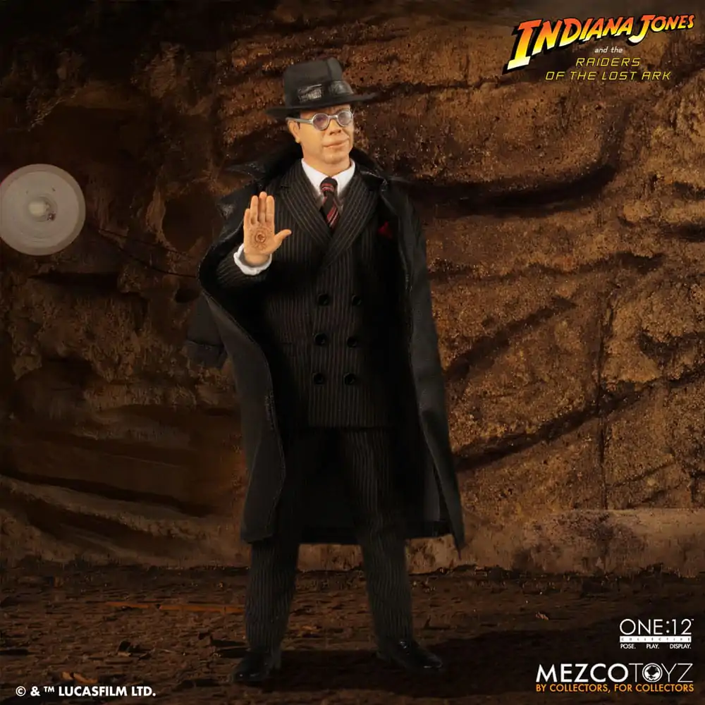 Indiana Jones Figurka Akcji 1/12 Major Toht i Arka Przymierza Deluxe Zestaw w Pudełku 16 cm zdjęcie produktu