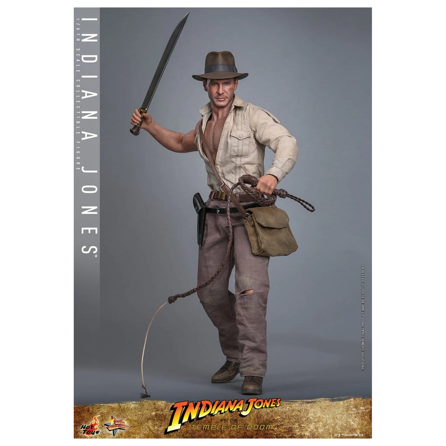 Indiana Jones Movie Masterpiece Figurka Akcji 1/6 Indiana Jones 30 cm zdjęcie produktu