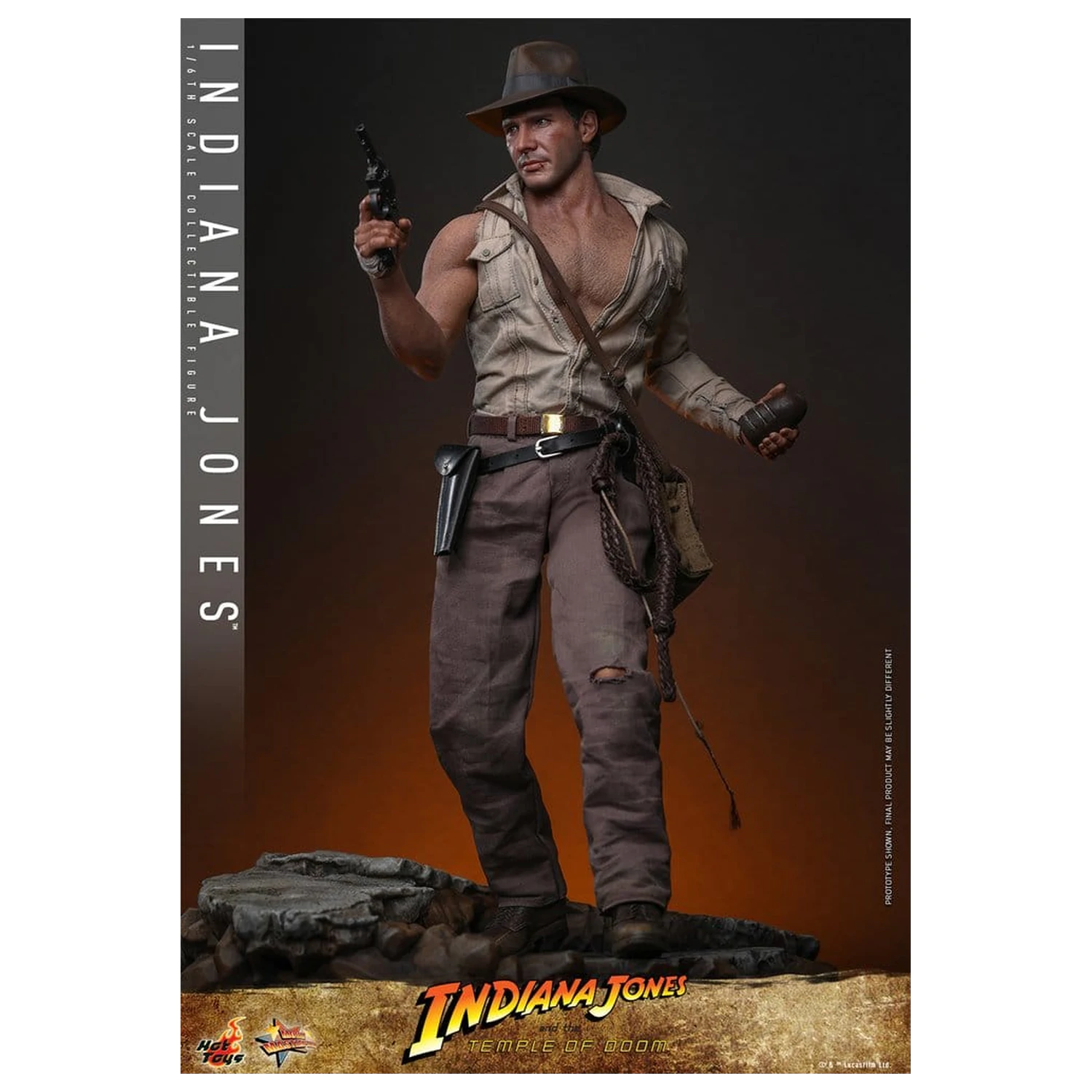 Indiana Jones Movie Masterpiece Figurka Akcji 1/6 Indiana Jones 30 cm zdjęcie produktu