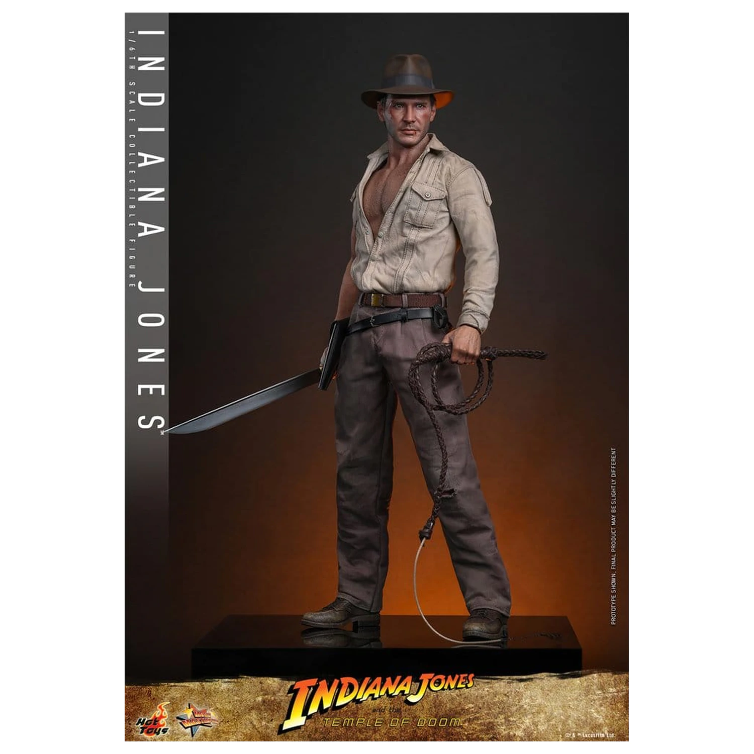 Indiana Jones Movie Masterpiece Figurka Akcji 1/6 Indiana Jones 30 cm zdjęcie produktu
