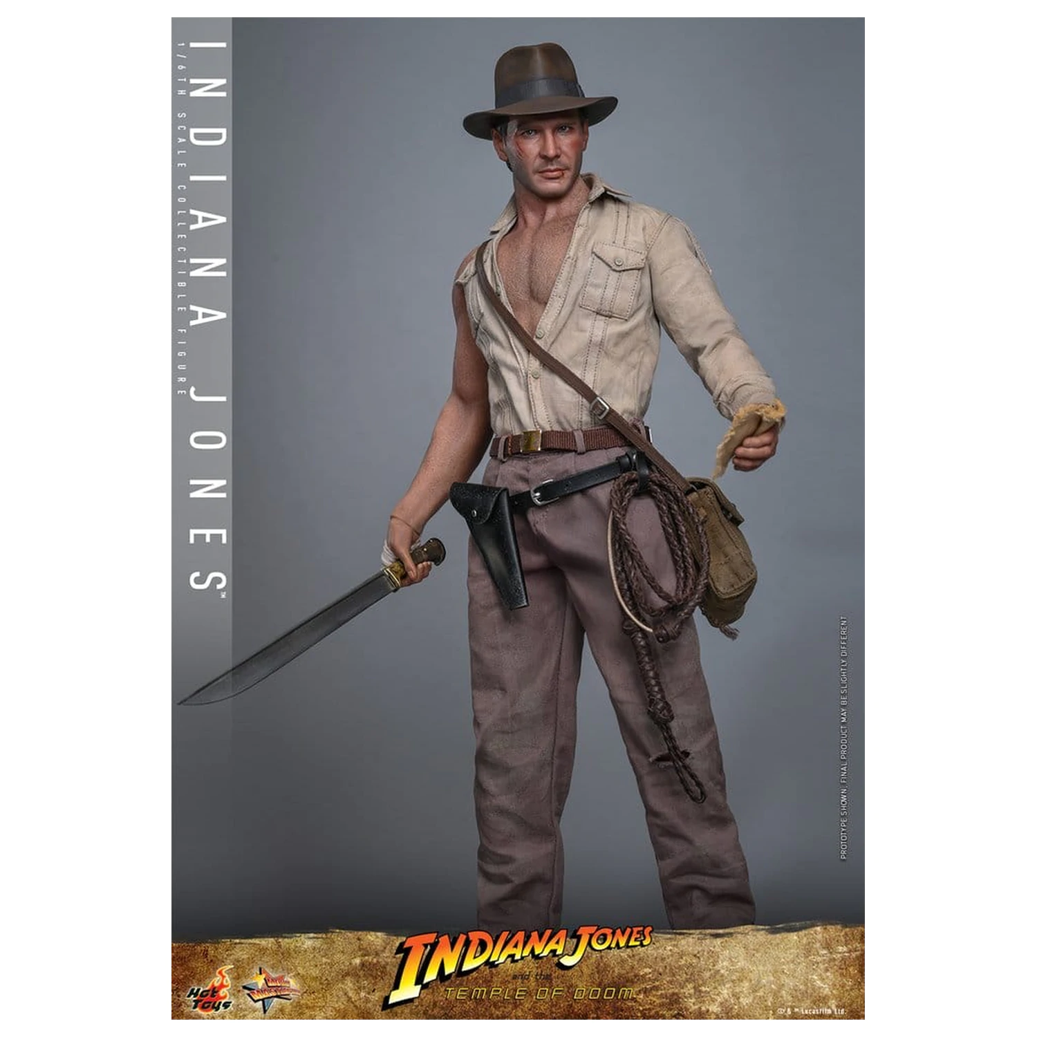 Indiana Jones Movie Masterpiece Figurka Akcji 1/6 Indiana Jones 30 cm zdjęcie produktu