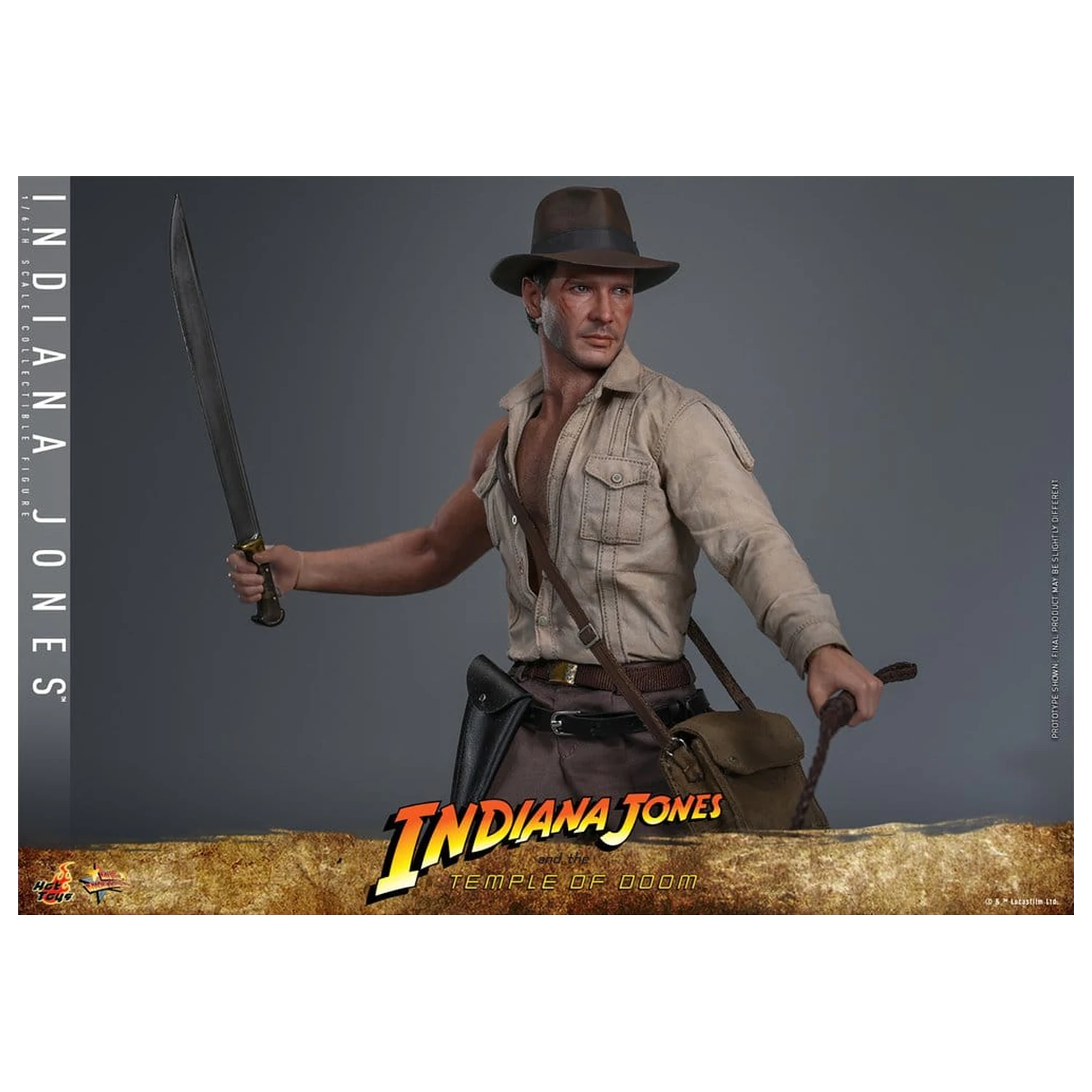 Indiana Jones Movie Masterpiece Figurka Akcji 1/6 Indiana Jones 30 cm zdjęcie produktu