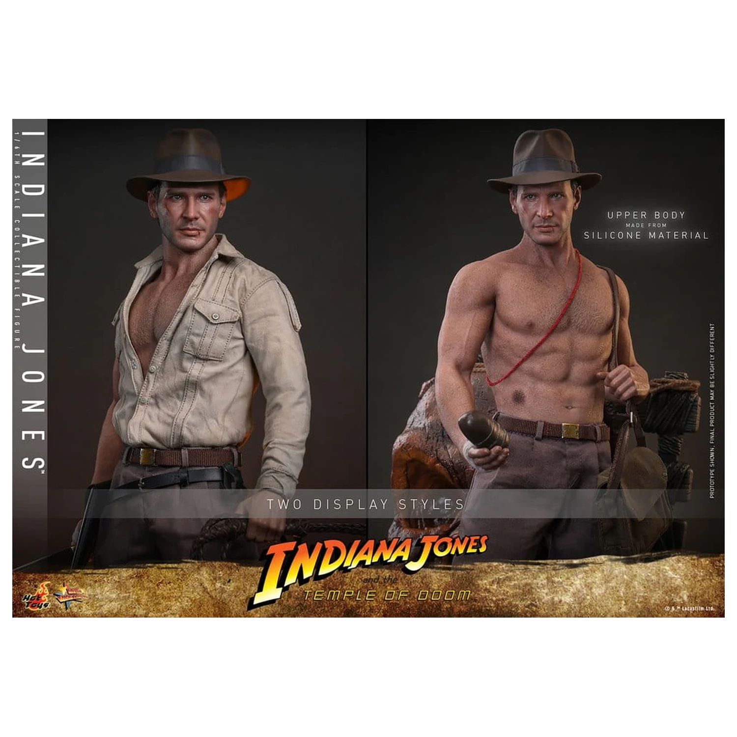 Indiana Jones Movie Masterpiece Figurka Akcji 1/6 Indiana Jones 30 cm zdjęcie produktu