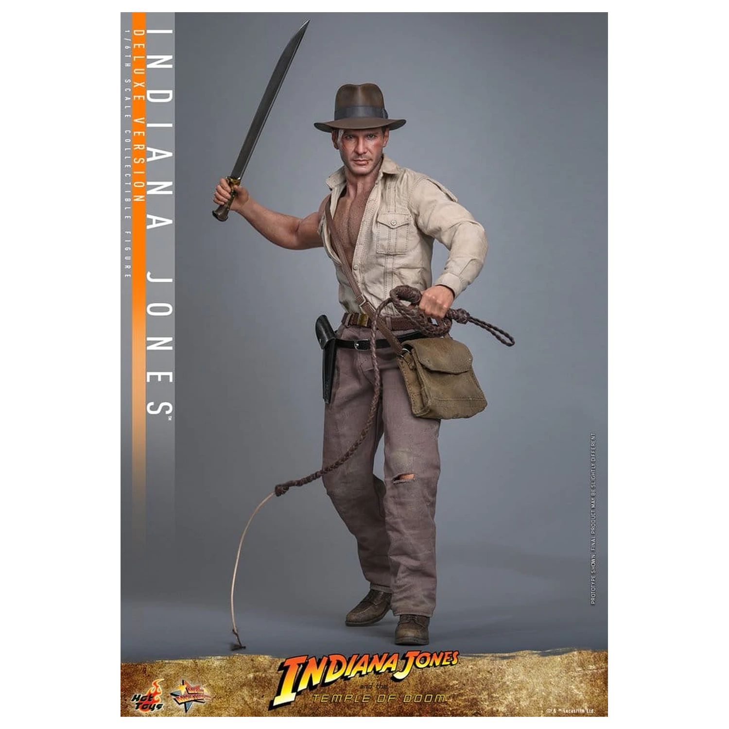 Indiana Jones Movie Masterpiece Figurka Akcji 1/6 Indiana Jones (Deluxe Version) 30 cm zdjęcie produktu