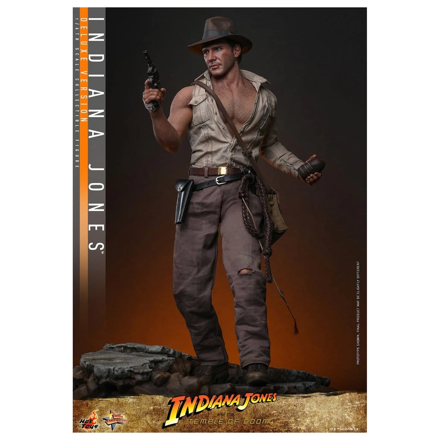 Indiana Jones Movie Masterpiece Figurka Akcji 1/6 Indiana Jones (Deluxe Version) 30 cm zdjęcie produktu