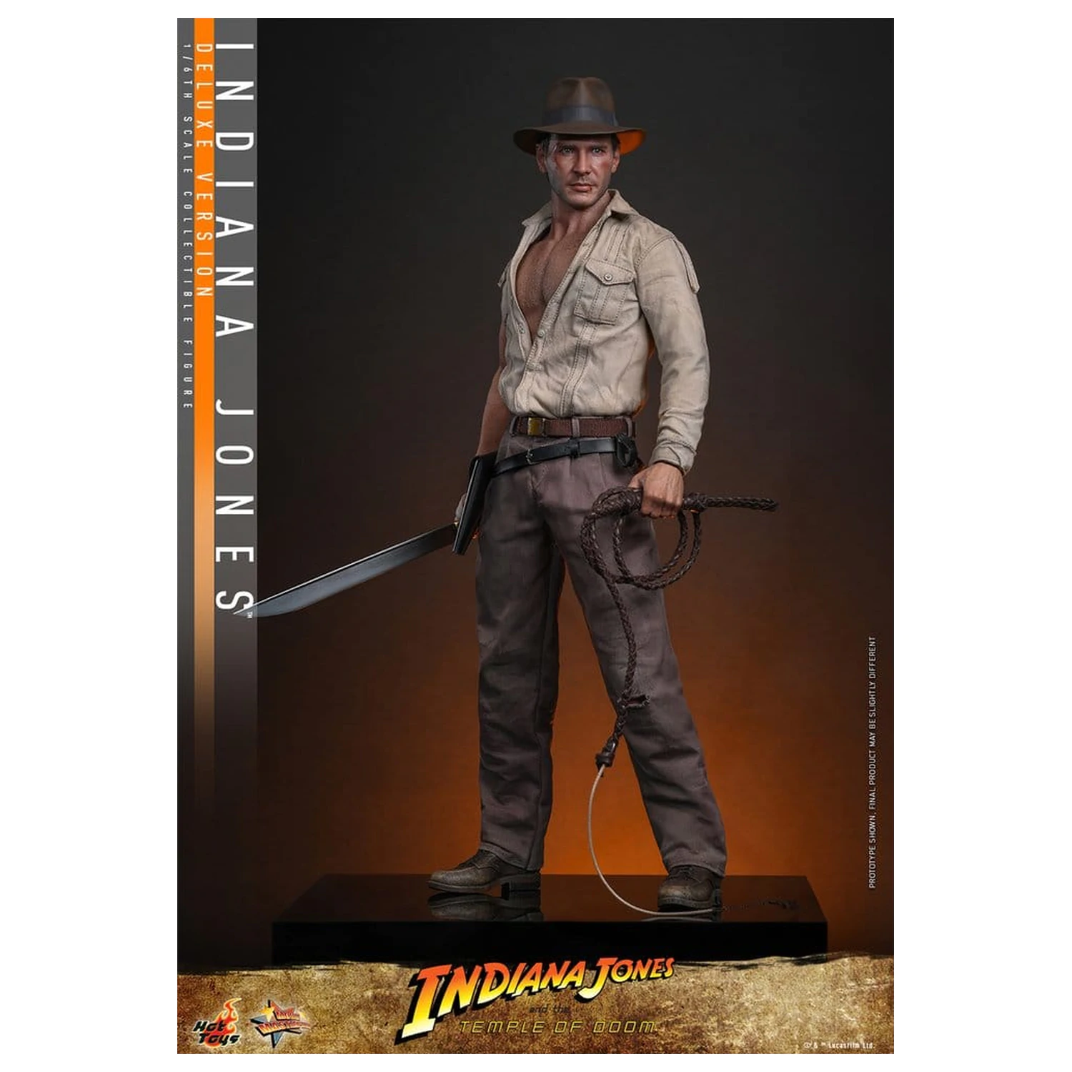 Indiana Jones Movie Masterpiece Figurka Akcji 1/6 Indiana Jones (Deluxe Version) 30 cm zdjęcie produktu
