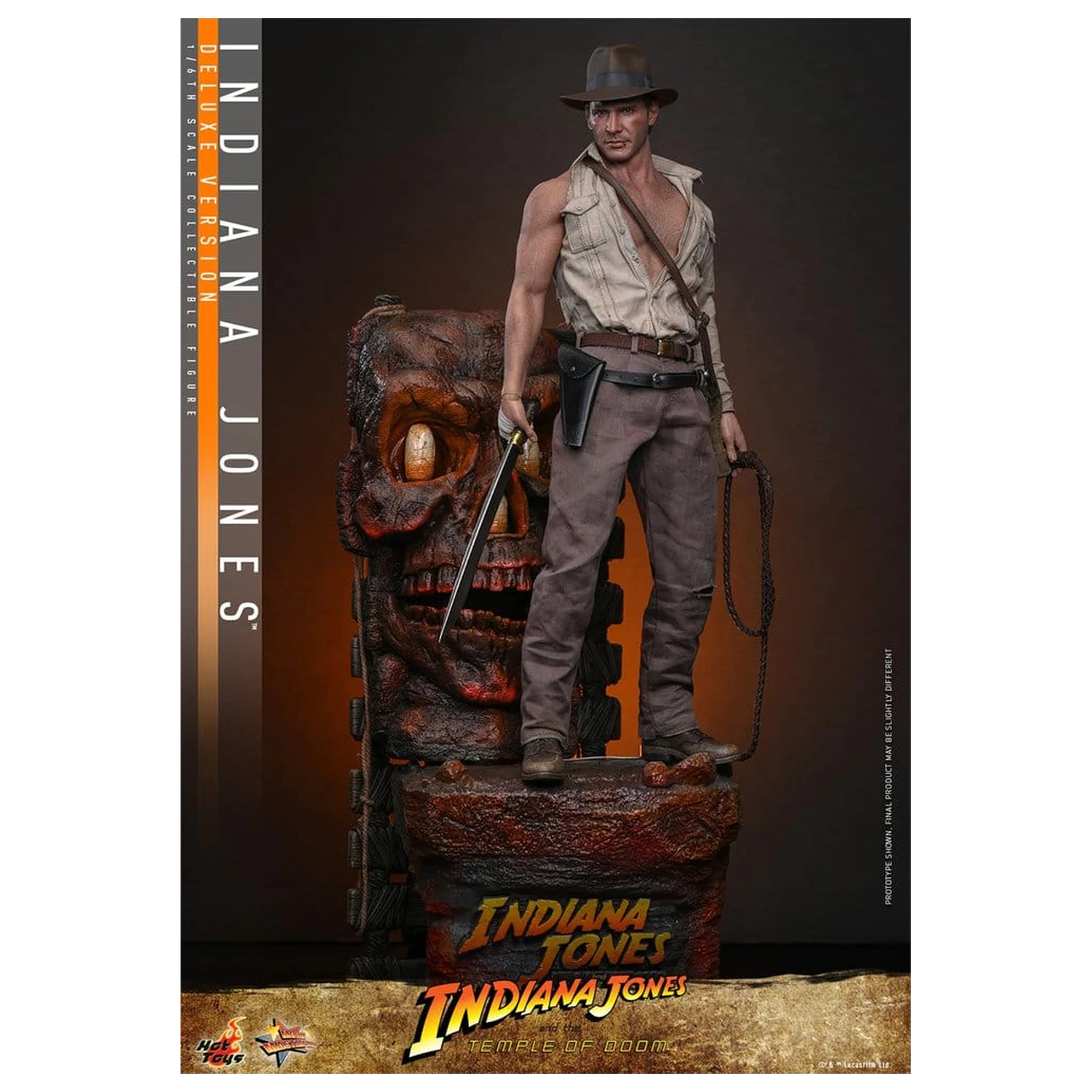 Indiana Jones Movie Masterpiece Figurka Akcji 1/6 Indiana Jones (Deluxe Version) 30 cm zdjęcie produktu